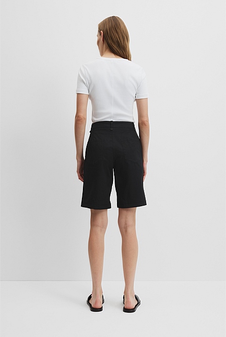 Cotton Twill Walk Short