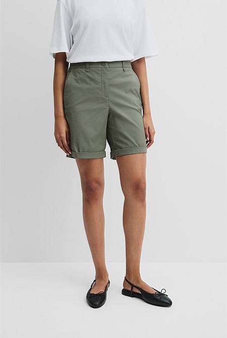 Cotton Twill Walk Short