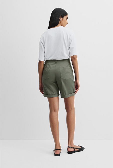 Cotton Twill Walk Short