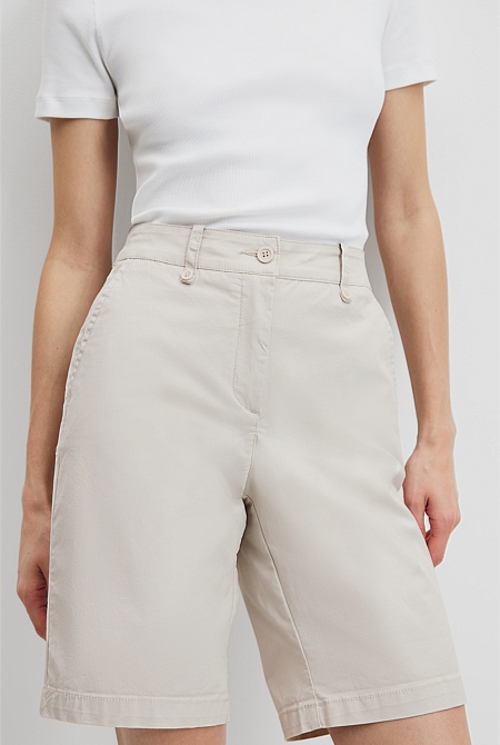 Cotton Twill Walk Short