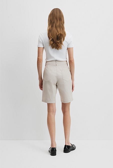 Cotton Twill Walk Short