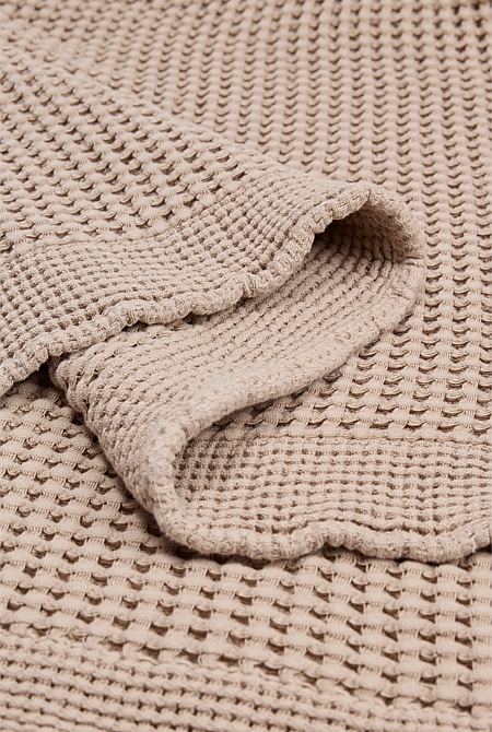 Monti Cotton Waffle Blanket