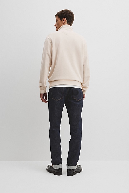 Australian Cotton Half Zip Heritage Sweat
