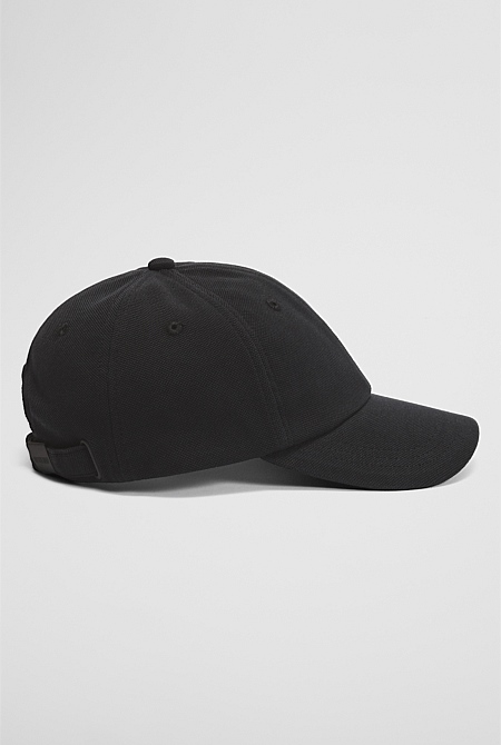 Cotton Pique Logo Cap