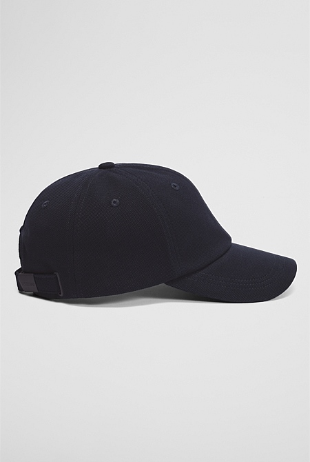 Cotton Pique Logo Cap