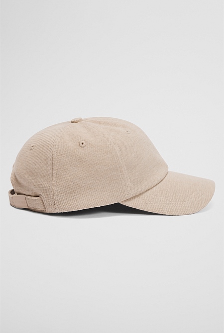 Cotton Pique Logo Cap