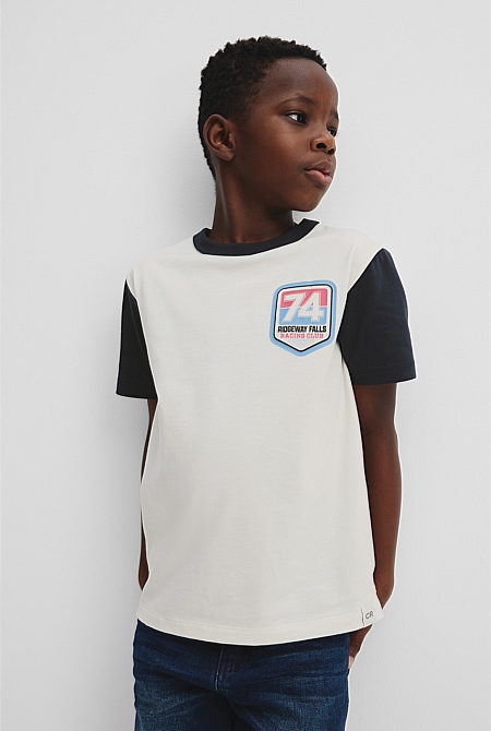 Organically Grown Cotton Racing Club T-Shirt