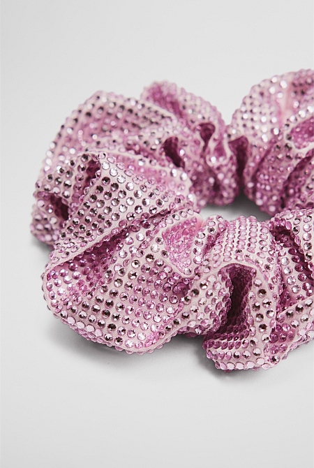Crystal Scrunchie