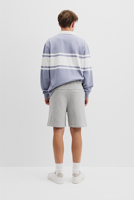 Teen Recycled Cotton Blend Logo Sweat Short