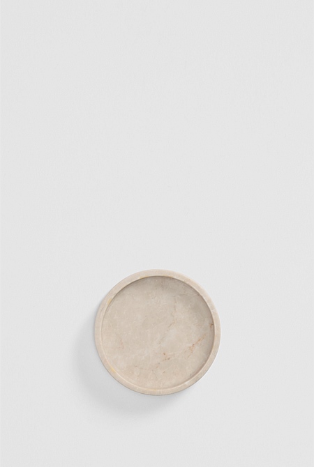 Loft Marble Round Tray