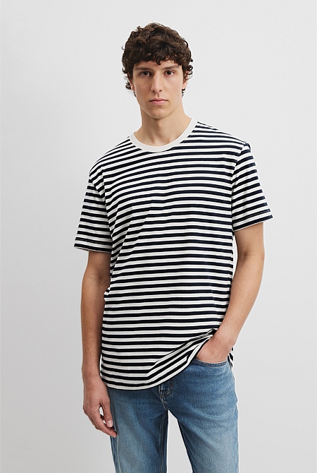 Australian Made Stripe T-Shirt