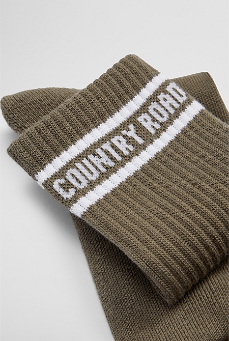 Australian Cotton Blend CR Sport Crew Sock