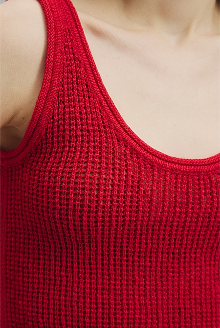 Textured Knit Tank