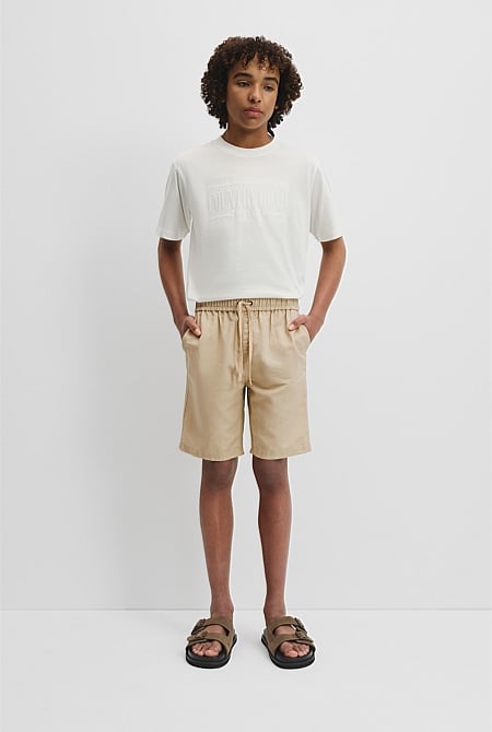 Teen Cotton Linen Short