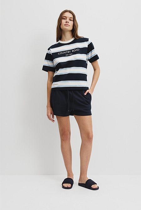Australian Cotton CR Est. 1974 Stripe T-Shirt