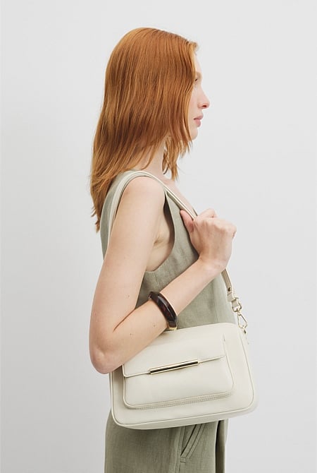 Pocket Front Crossbody Bag