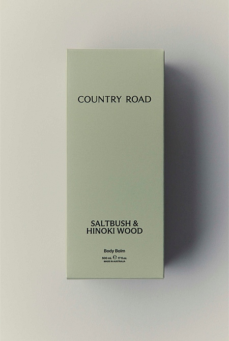 Australian Made Saltbush & Hinoki Wood Body Balm 500mL