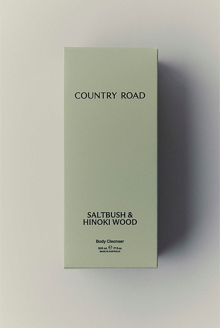 Australian Made Saltbush & Hinoki Wood Body Cleanser 500mL