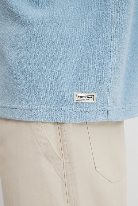 Australian Cotton Blend Terry Polo