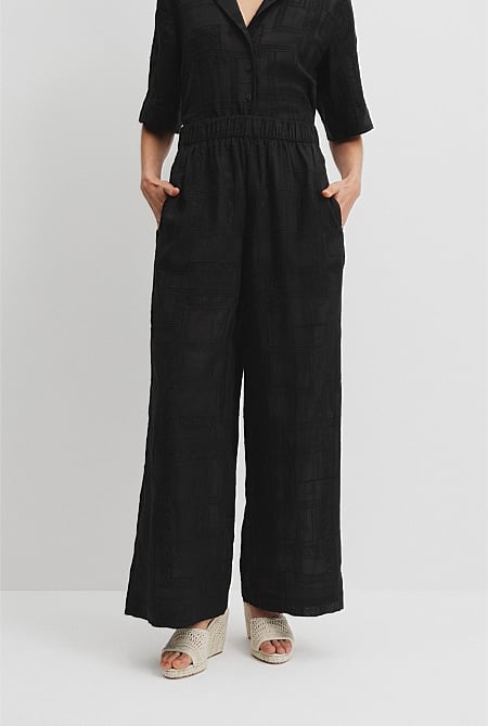 Embroidered Pant