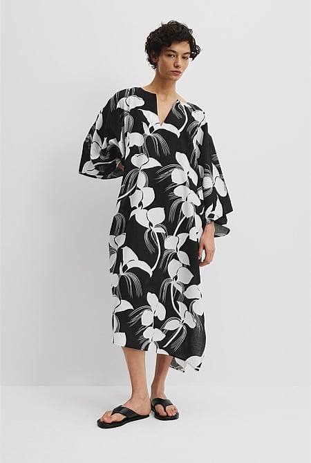 Organically Grown Cotton Print Kaftan