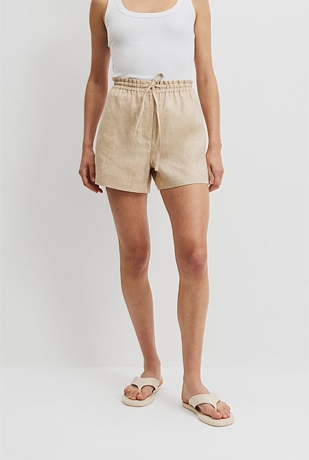 Organically Grown Linen Relaxed Short