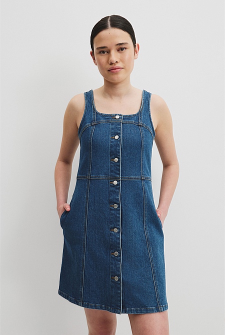 Teen Denim Mini Dress