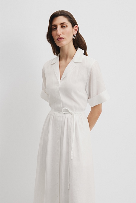 Midi Shirt Dress