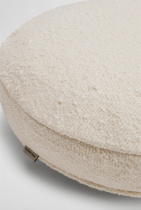 Marley Organically Grown Cotton 40x40x6 Round Cushion