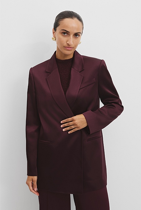 Satin Tux Blazer