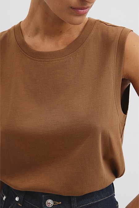 Australian Cotton Relaxed Tank