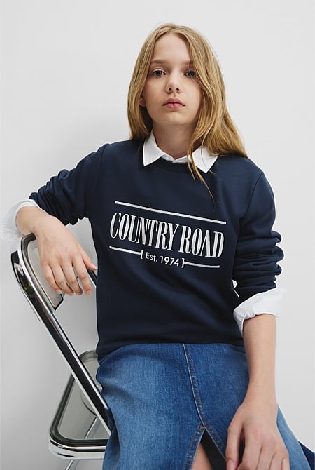 Teen Verified Australian Cotton Heritage Sweat