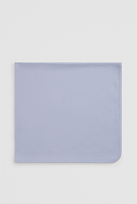 Organically Grown Cotton Waffle Blanket
