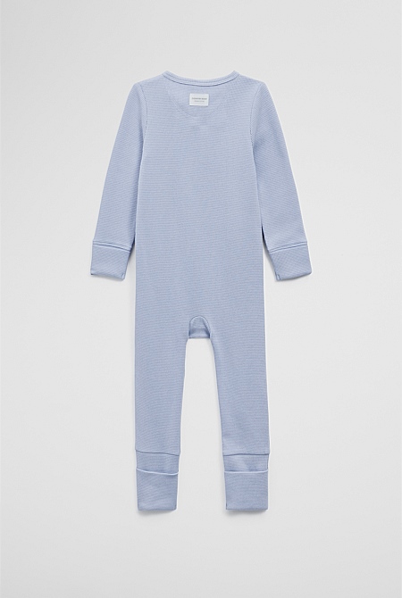 Organically Grown Cotton Waffle Jumpsuit