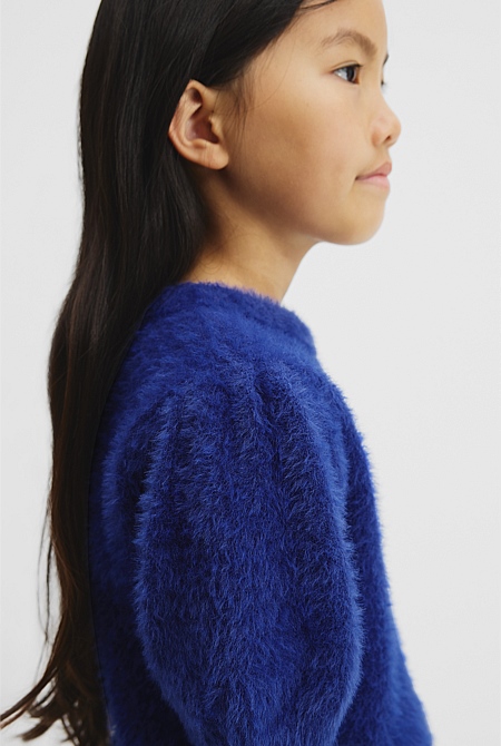 Fluffy Knit Top