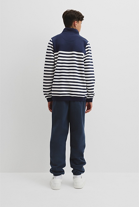 Teen Australian Cotton Heritage Half Zip Sweat
