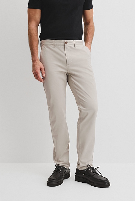 Australian Cotton Tapered Fit Stretch Chino