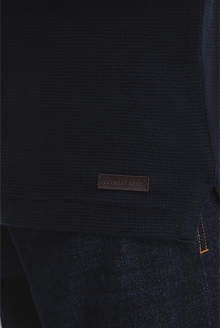 Australian Cotton Textured T-Shirt