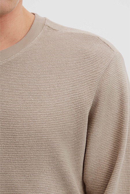 Australian Cotton Textured T-Shirt