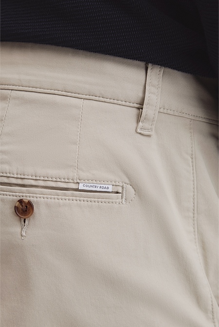Australian Cotton Slim Fit Stretch Chino