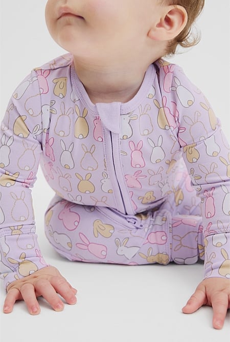 Organically Grown Cotton Bunny Jumpsuit