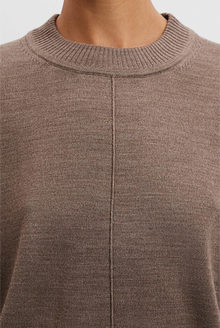Verified Australian Merino Wool Crew Neck Knit