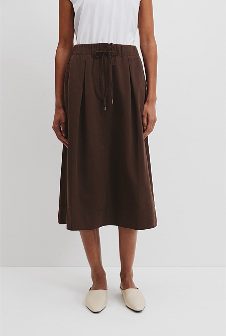 Organically Grown Cotton Pull-On Skirt