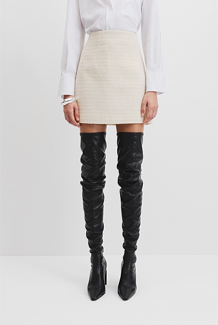 Tweed Mini Skirt