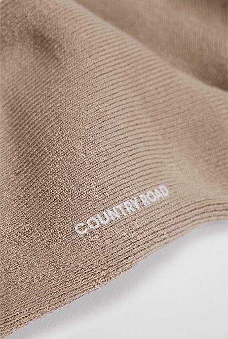 Cotton Blend Boot Crew Sock