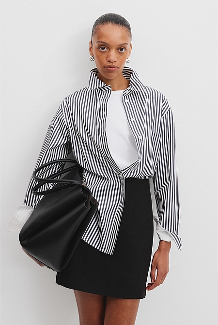 Australian Cotton Stripe Oxford Shirt