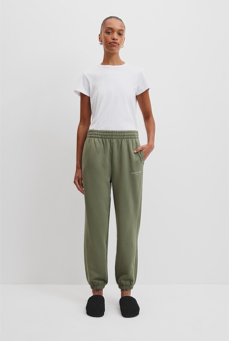 Australian Cotton Logo Track Pant