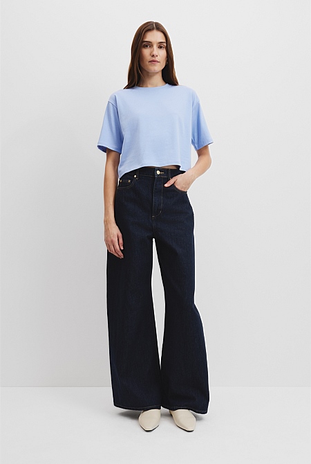 Australian Cotton Cropped T-Shirt