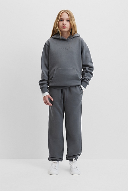 Teen Australian Cotton Logo Hooded Sweat