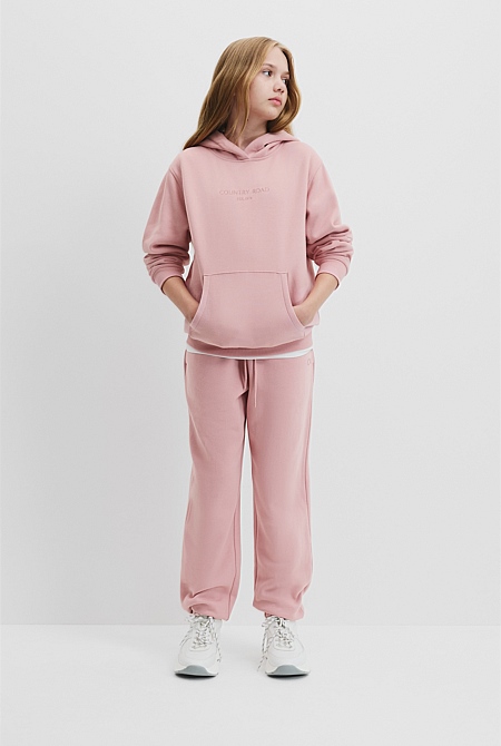 Teen Australian Cotton Logo Hooded Sweat